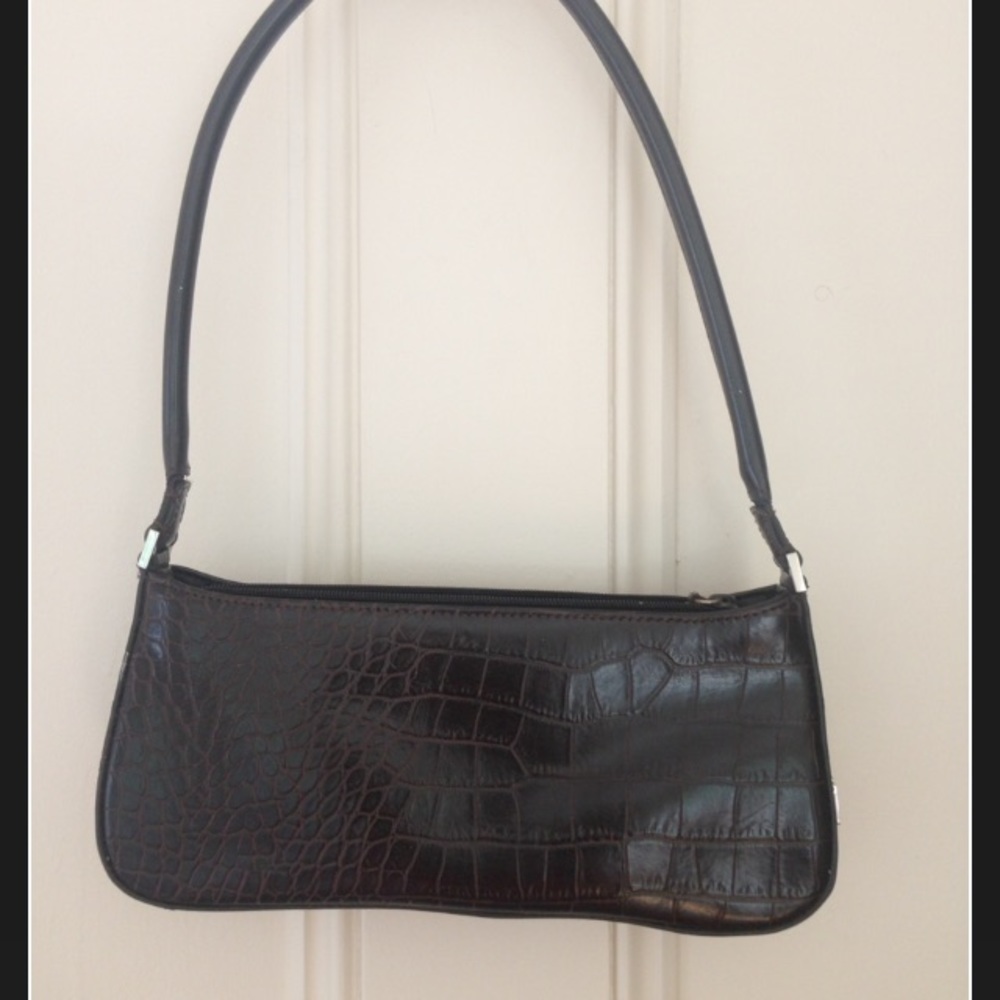 NINE WEST Small Handbag Faux Leather Animal Print